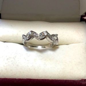 Sterling silver Cubic Zirconia ring